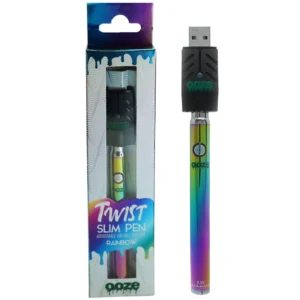 Ooze Slim Twist Pen Vape Battery – Rainbow